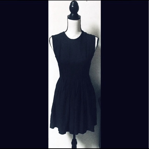Vintage Little Black Dress: Classic & Chic, Sleeveless w/ Mini Skirt, Sz. XS - Picture 3 of 3